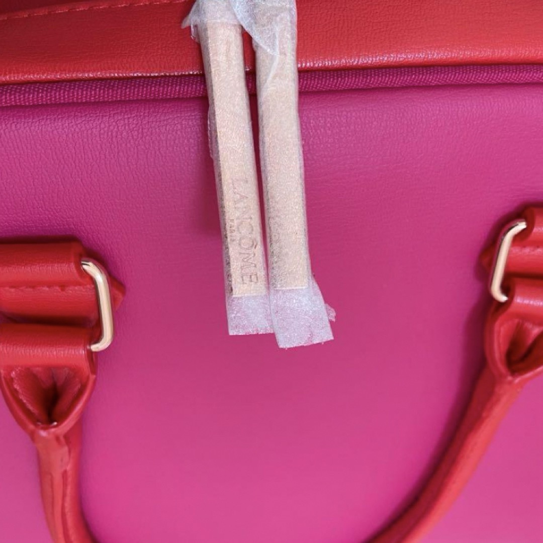 Lancômeランコム ハンドバッグ ピンク A4 レディースのバッグ(ハンドバッグ)の商品写真