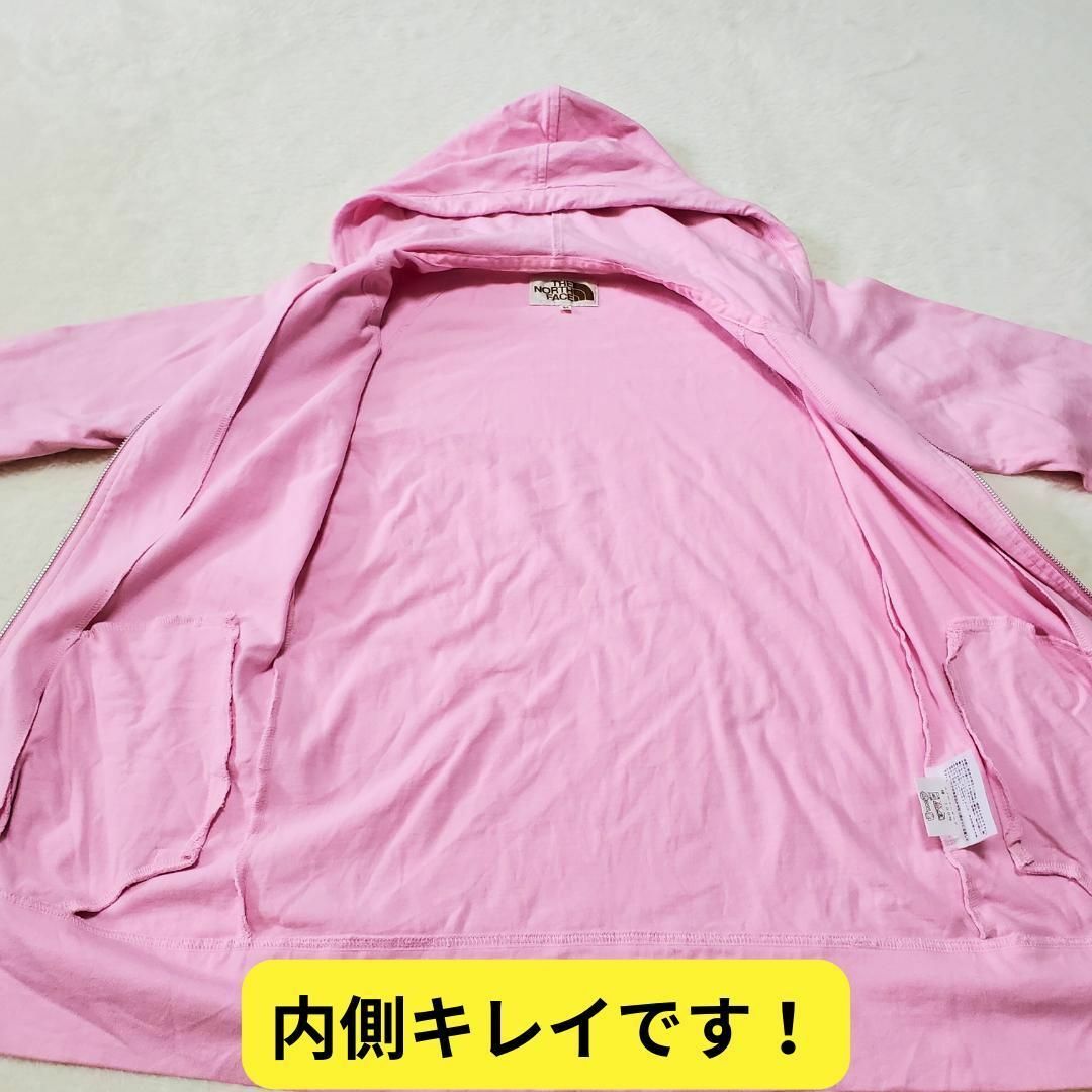 THE NORTH FACE(ザノースフェイス)の美品　ノースフェイス　スコッグフーディー　ピンク　スウェット　茶タグ レディースのトップス(パーカー)の商品写真