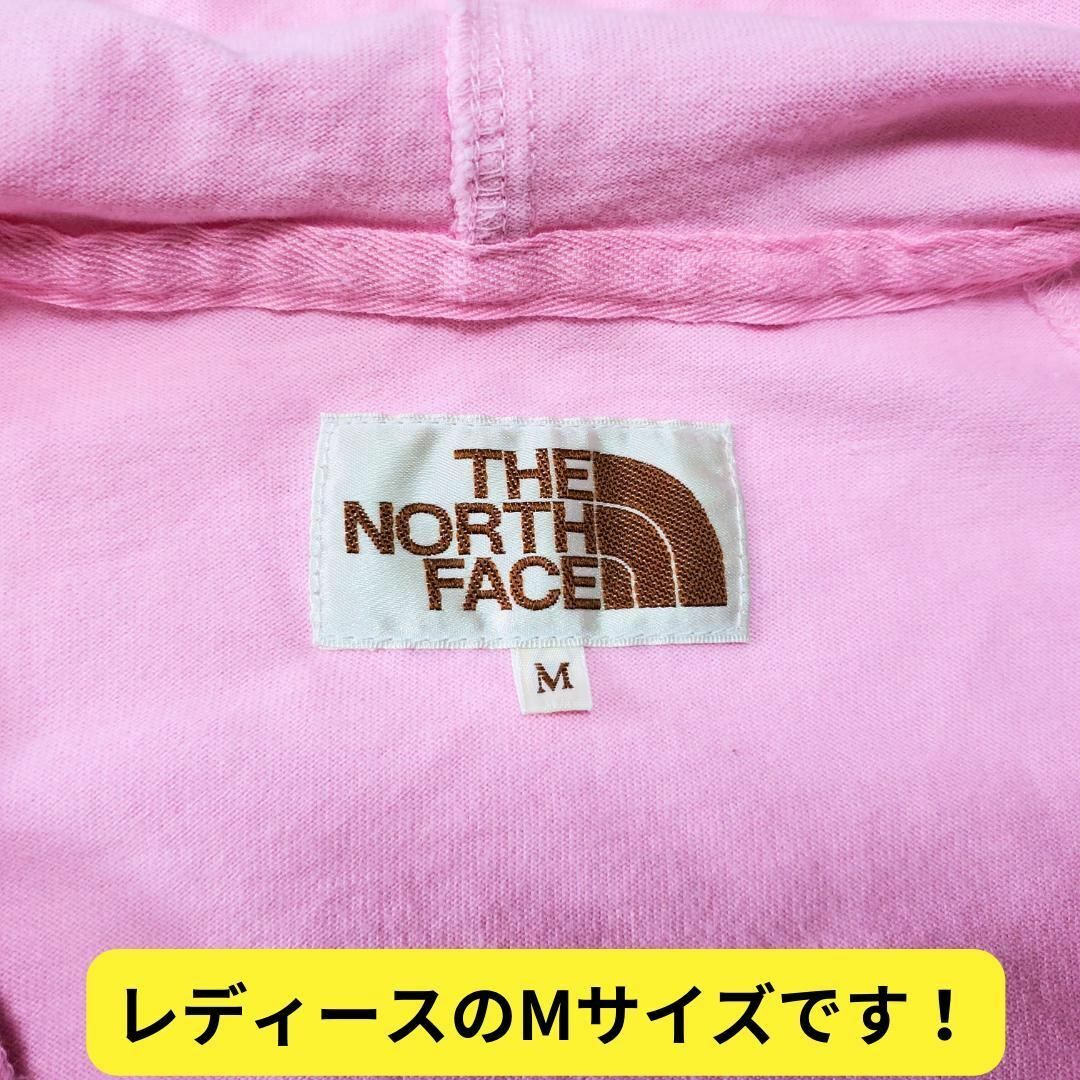 THE NORTH FACE(ザノースフェイス)の美品　ノースフェイス　スコッグフーディー　ピンク　スウェット　茶タグ レディースのトップス(パーカー)の商品写真