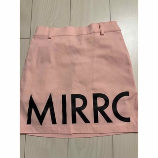 ミラーナイン(mirror9)のミラーナイン　mirror9 Big logo skirt Sサイズ(ウエア)