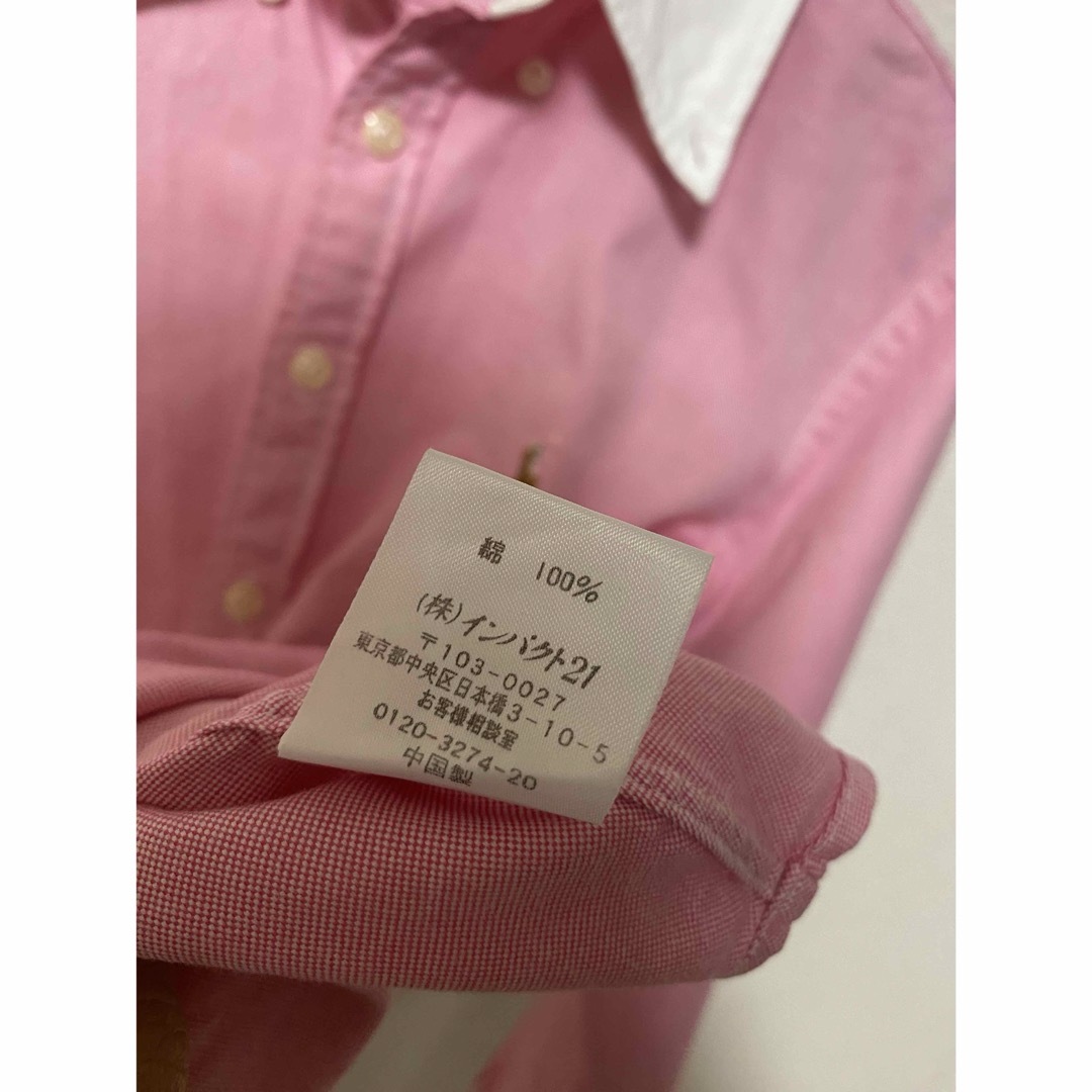 POLO RALPH LAUREN(ポロラルフローレン)のラルフローレン レディース シャツ ピンク系 RALPHLAUREN レディースのトップス(シャツ/ブラウス(長袖/七分))の商品写真