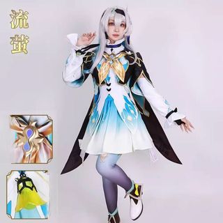 崩壊スターレイル  流蛍 コスプレ  ホタル　ウィッグ付き 衣装 イベント仮装(その他)