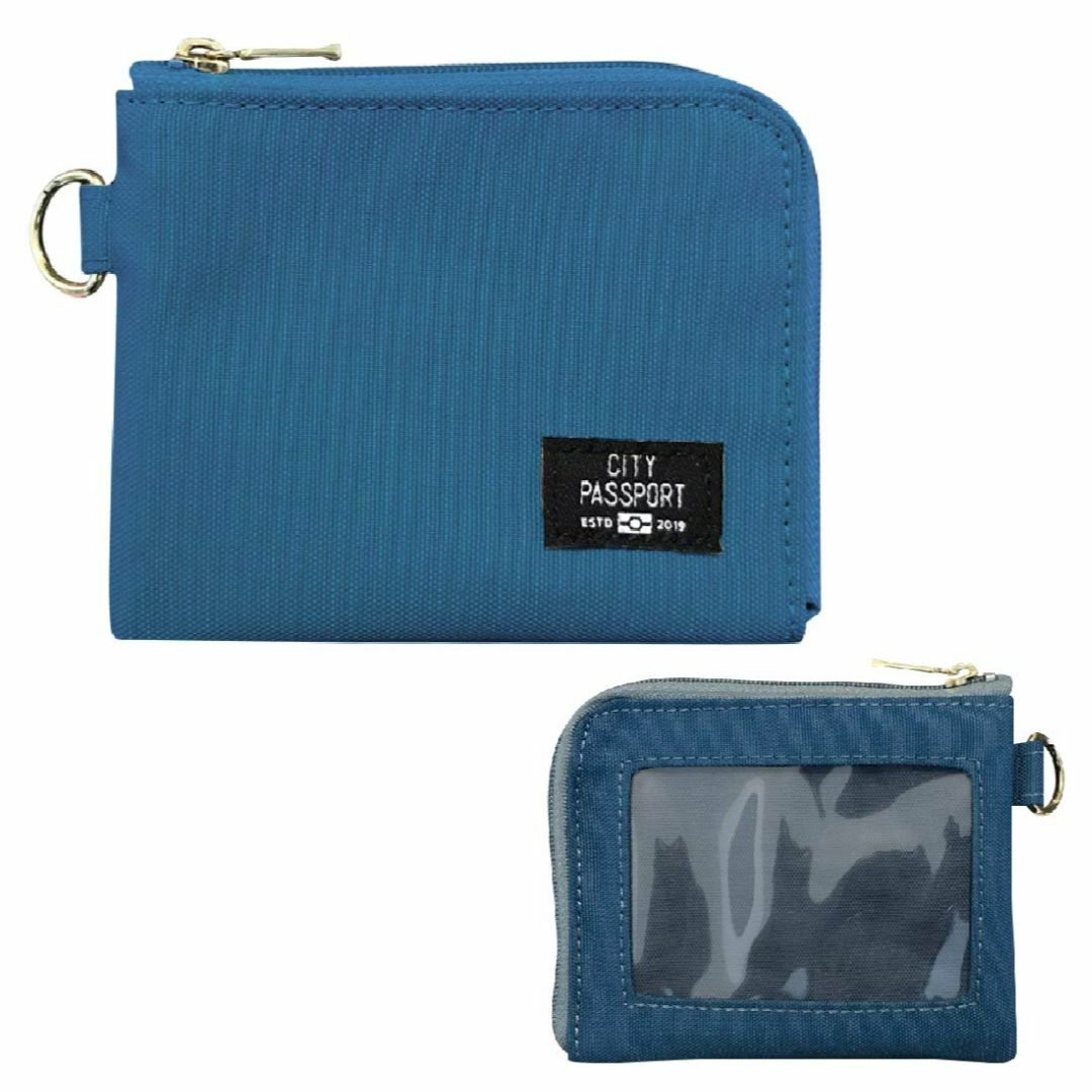 【色: ブルー】[スイッチスタンス] 財布 小型 パスケース コインケース 無地 レディースのバッグ(その他)の商品写真