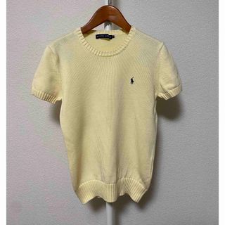 ポロラルフローレン(POLO RALPH LAUREN)のラルフローレン レディース 半袖ニット コットンニット サマーニット M(ニット/セーター)