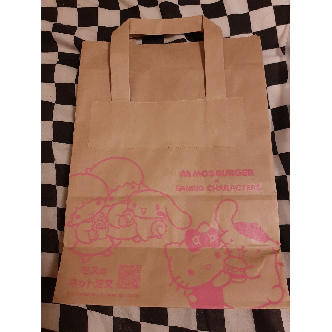 サンリオ(サンリオ)のモスバーガー ショップ袋（サンリオコラボ） エンタメ/ホビーのおもちゃ/ぬいぐるみ(キャラクターグッズ)の商品写真