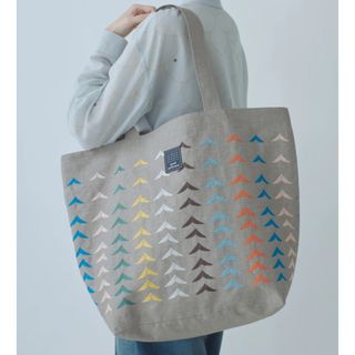 mina perhonen - ミナペルホネン　parent bag　bird bird 　バッグ　ベージュ