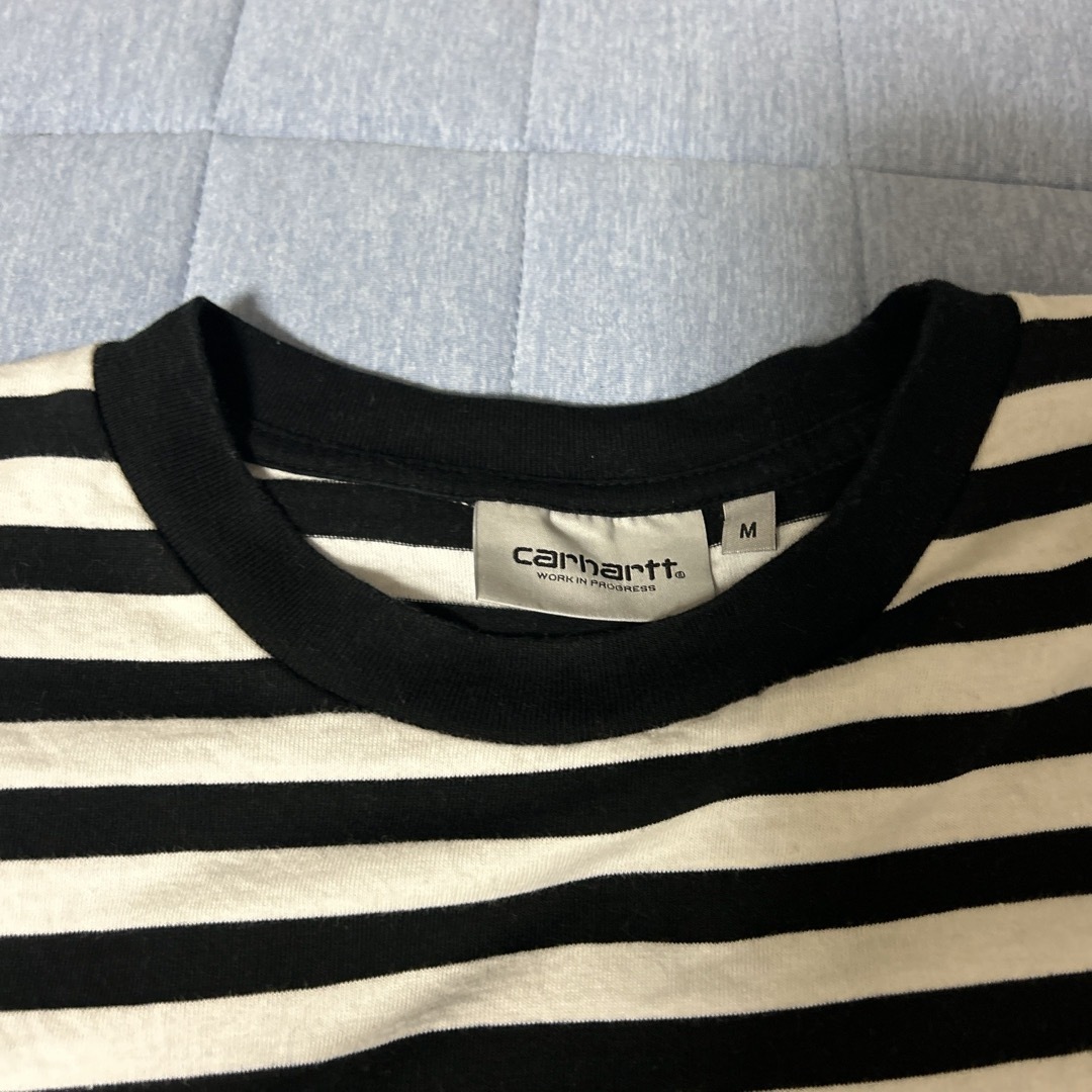 carhartt(カーハート)の値下げ交渉あり‼️carhartt ボーダーtシャツ メンズのトップス(Tシャツ/カットソー(半袖/袖なし))の商品写真