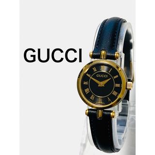 グッチ(Gucci)の美品！　GUCCI グッチ　純正ベルト付き　ビンテージ　レディース腕時計(腕時計)