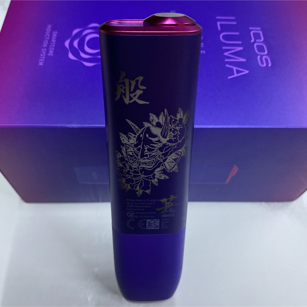 IQOS - iQOS ILUMAONE イルマワン レーザー加工 般若 菊 和柄 和 IQOS - iQOS ILUMAONE イルマワン レーザー加工 般若 菊 和柄 和
