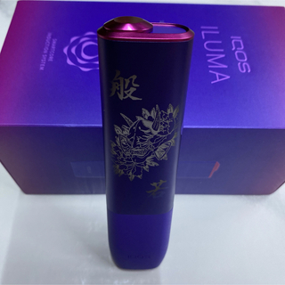 アイコス(IQOS)のiQOS ILUMAONE イルマワン レーザー加工 般若 菊 和柄 和彫り 紫(タバコグッズ)