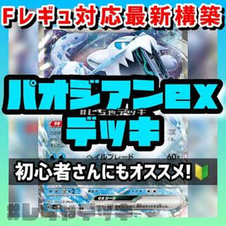 ポケモン(ポケモン)の【Fレギュ最新構築】パオジアンex 構築済みデッキ ポケモンカード(Box/デッキ/パック)