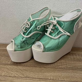 dazzlin - 定価¥11800●新品●dazzlin  厚底 クリアサンダルM