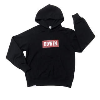 EDWIN - EDWIN エドウィン　パーカー　M BLACK 黒 ブラック