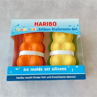 HARIBO【日本未販売】アイスキャンディメーカー　ゴールドベアデザイン　4本(調理道具/製菓道具)