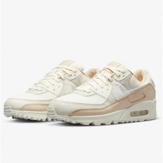 ナイキ(NIKE)のNIKE AIRMAX90 / ナイキ　エアマックス90  25.5㎝　ベージュ(スニーカー)