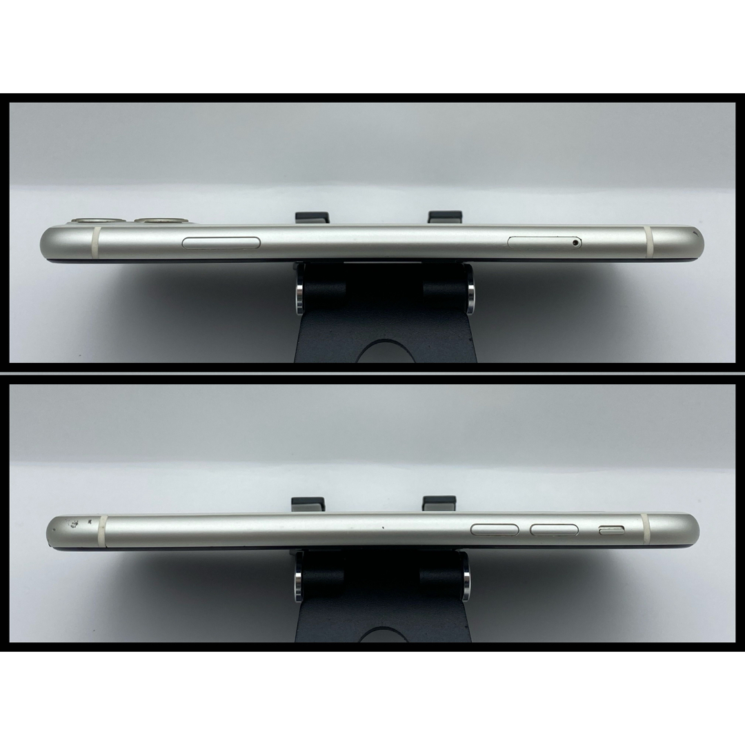 iPhone(アイフォーン)の49【新品電池】iPhone 11 ホワイト 128GB SIMフリー スマホ/家電/カメラのスマートフォン/携帯電話(スマートフォン本体)の商品写真