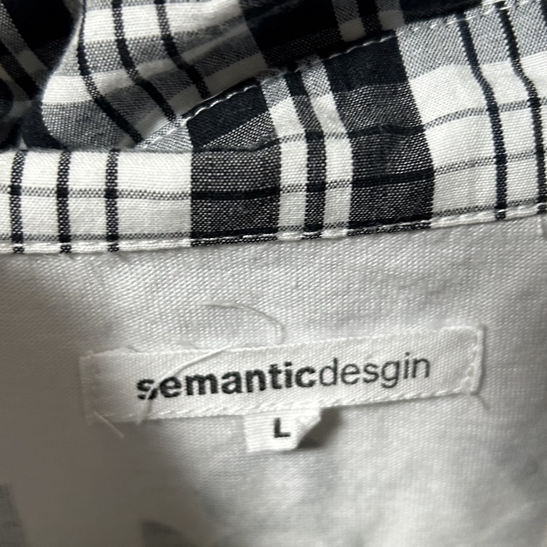 semantic design(セマンティックデザイン)のsemantic design  五分丈Tシャツ メンズのトップス(シャツ)の商品写真