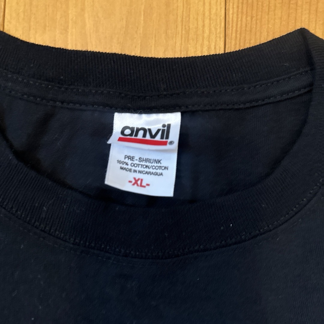 Anvil(アンビル)のanvil アンビル　メンズ　Tシャツ　黒 メンズのトップス(Tシャツ/カットソー(半袖/袖なし))の商品写真