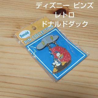 ディズニー(Disney)のディズニー　レトロ　ピンズ　ドナルドダック(バッジ/ピンバッジ)