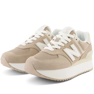 ニューバランス(New Balance)のニューバランス　WL574 ベージュ(スニーカー)