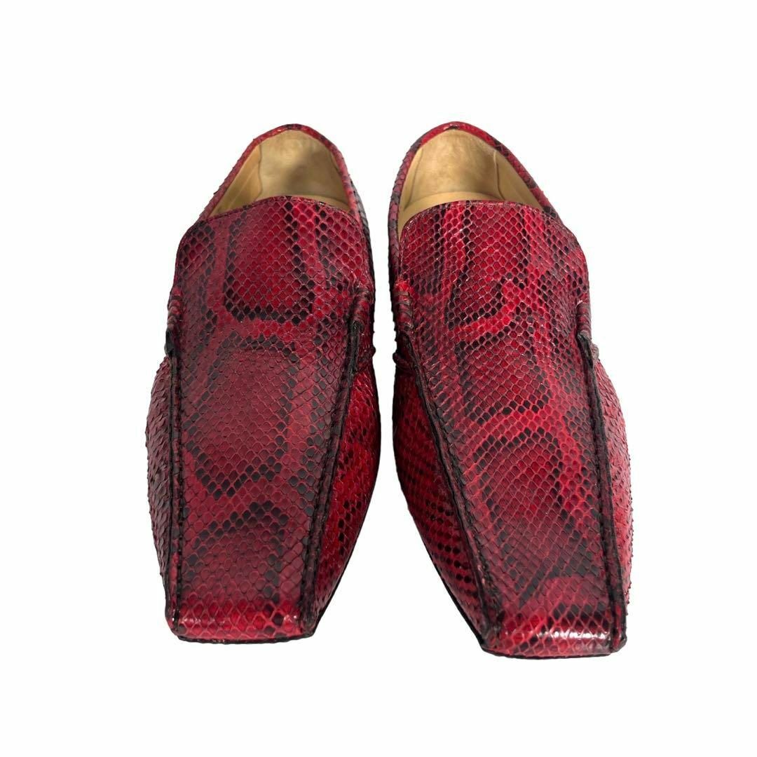 DOLCE＆GABBANA パイソン 蛇 ドライビングシューズ スリッポン 27 メンズの靴/シューズ(スリッポン/モカシン)の商品写真