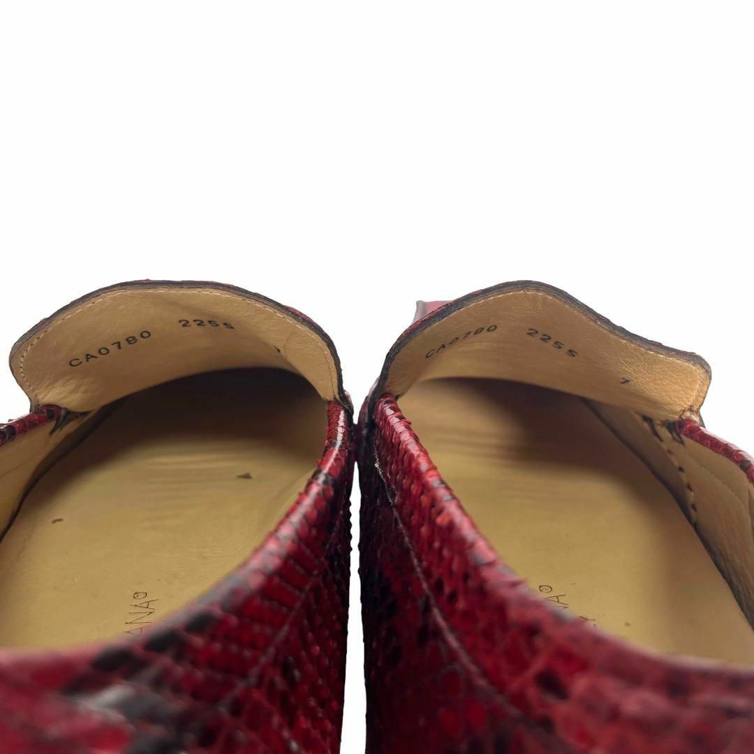 DOLCE＆GABBANA パイソン 蛇 ドライビングシューズ スリッポン 27 メンズの靴/シューズ(スリッポン/モカシン)の商品写真