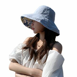 【色: カーキ】[Karsaer] 帽子 レディース 春夏 UVカット リバーシ(その他)