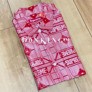 シュプリーム(Supreme)のSupreme シュプリーム Tray Jacquard S/S Shirt M(シャツ)