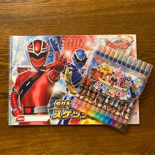 サンスターブング(Sunstar Stationery)の《在庫処分！》戦隊モノ お絵かき2点セット(キャラクターグッズ)