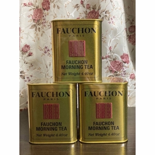 フォション(FAUCHON)のFAUCHON　フォション　紅茶モーニングティー（缶入り）計3個(茶)
