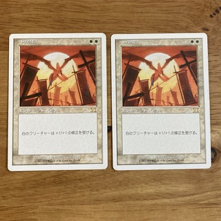 マジックザギャザリング(マジック：ザ・ギャザリング)の十字軍/Crusade[6ED]日本語版2枚(シングルカード)