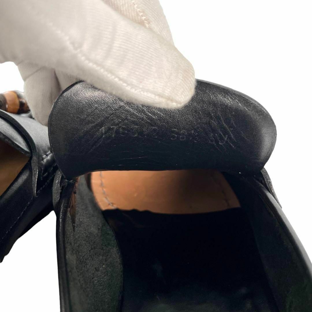 Gucci(グッチ)の美品 GUCCI グッチ バンブー タッセル ローファー 本革 レザー イタリア レディースの靴/シューズ(ローファー/革靴)の商品写真
