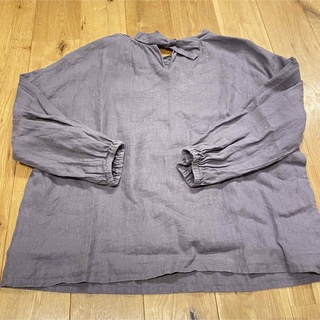 fog linen work - カットソー 長袖　ブラウス　フォグ　fog 紫