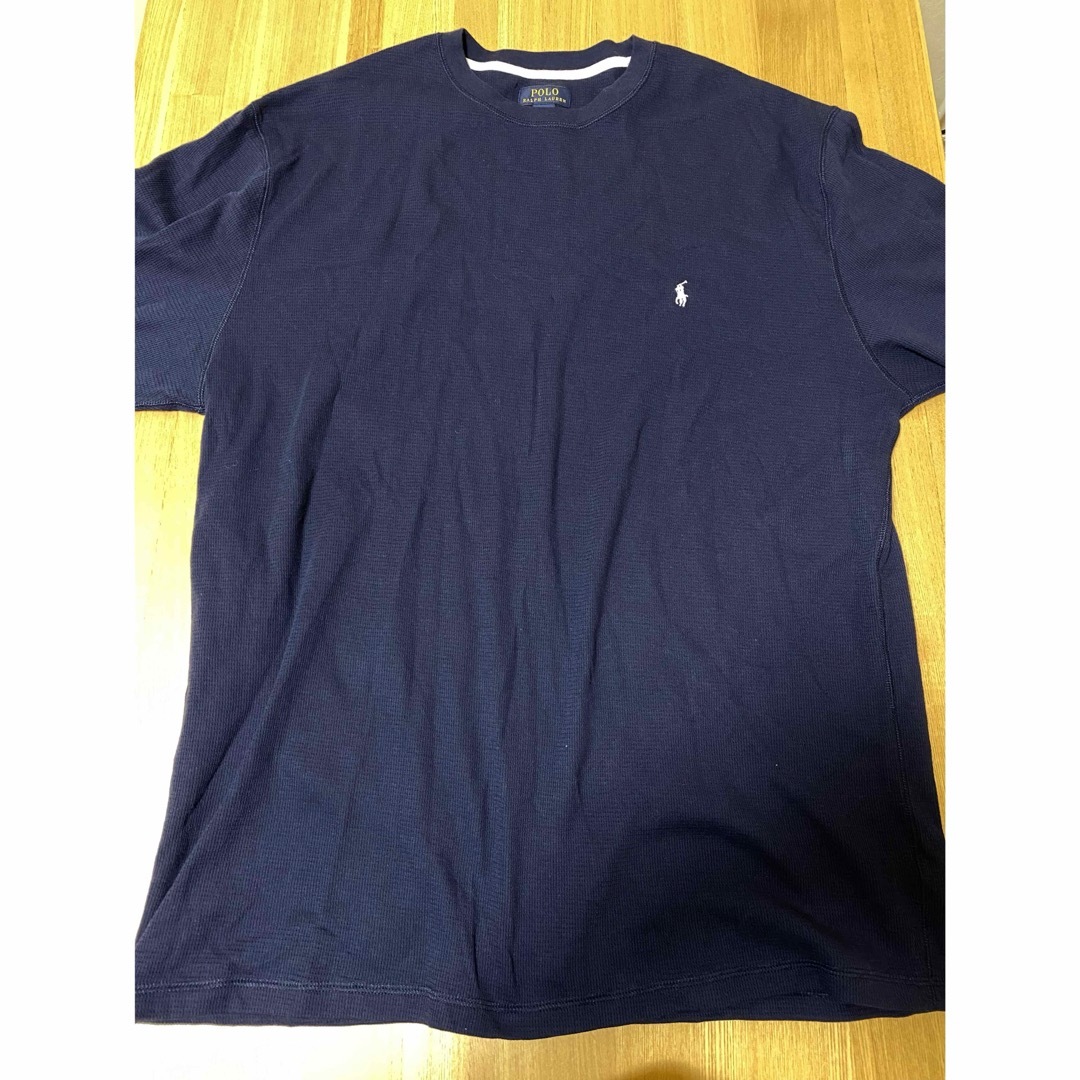 POLO RALPH LAUREN(ポロラルフローレン)のラルフローレン／ロングTシャツ／サイズ3XL／ネイビー／ゆるダボ メンズのトップス(Tシャツ/カットソー(七分/長袖))の商品写真