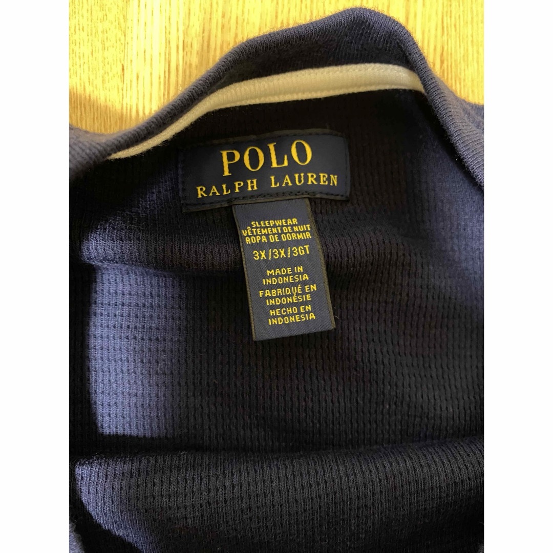 POLO RALPH LAUREN(ポロラルフローレン)のラルフローレン／ロングTシャツ／サイズ3XL／ネイビー／ゆるダボ メンズのトップス(Tシャツ/カットソー(七分/長袖))の商品写真