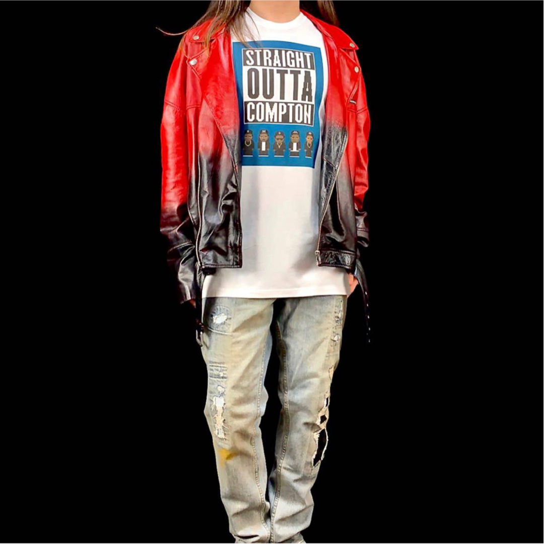 新品 Straight Outta Compton N.W.A ロゴ Tシャツ メンズのトップス(Tシャツ/カットソー(半袖/袖なし))の商品写真