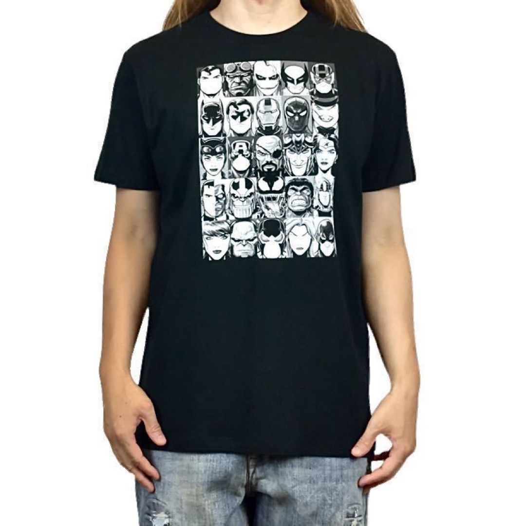 新品 アメコミ ヒーロー ヴィラン マーベル DCコミックス セレクトTシャツ メンズのトップス(Tシャツ/カットソー(半袖/袖なし))の商品写真
