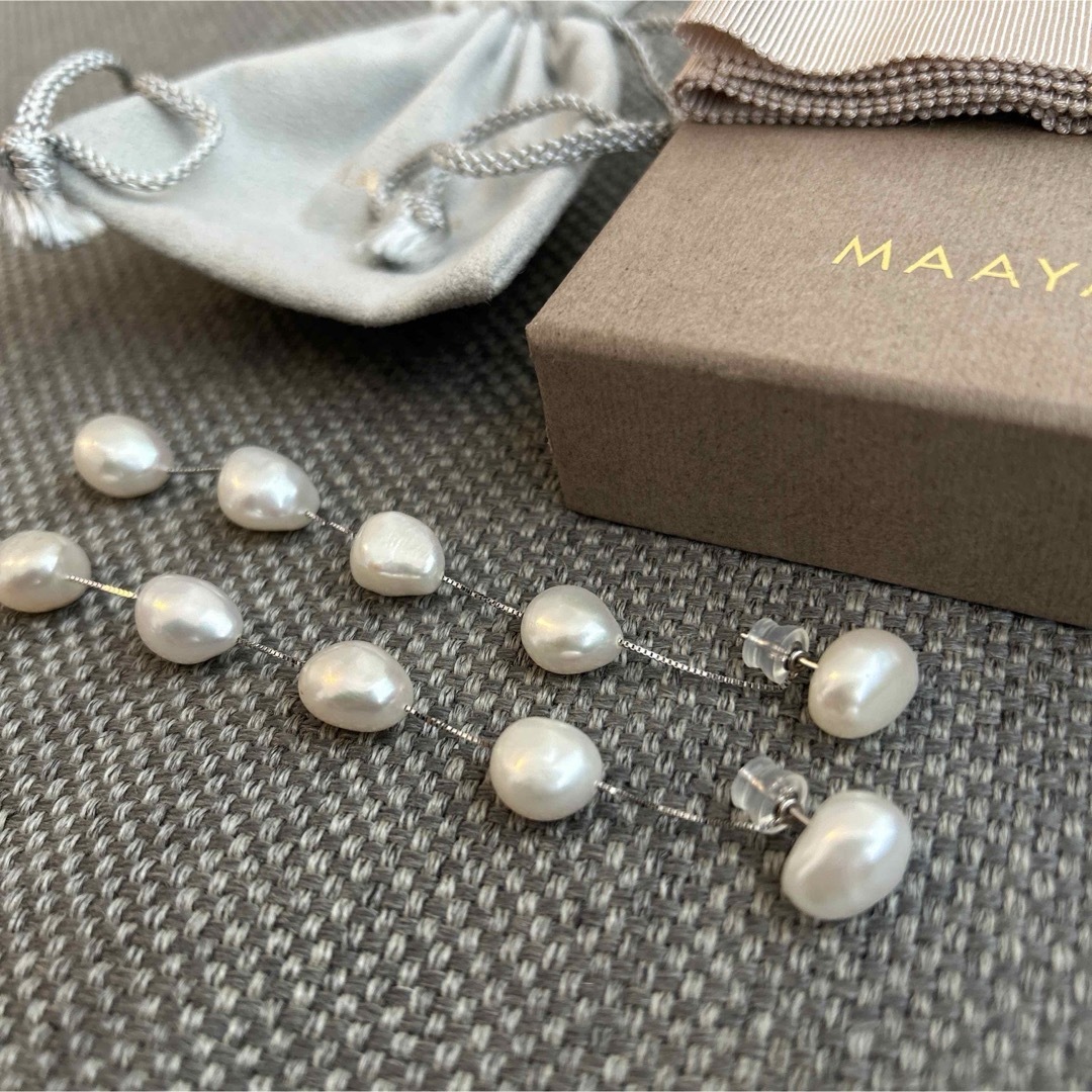 Drawer(ドゥロワー)のmaaya pearls ピアス　マーヤパール レディースのアクセサリー(ピアス)の商品写真