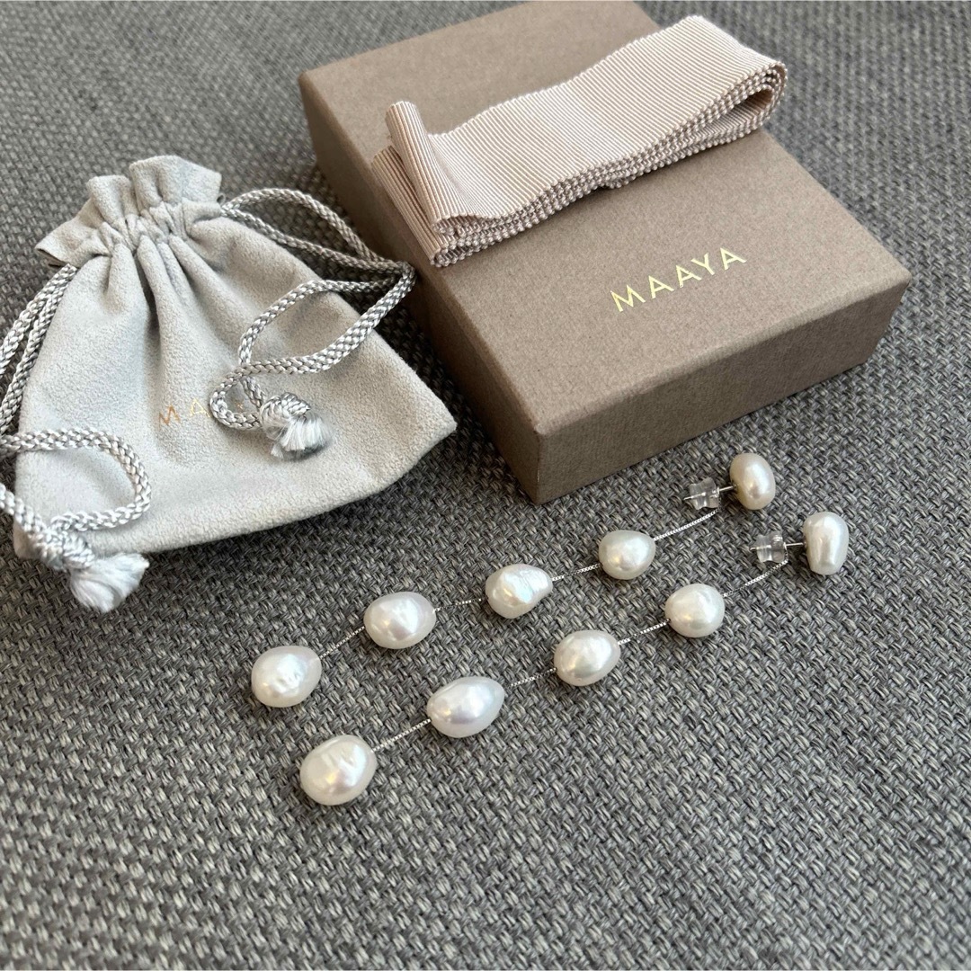 Drawer(ドゥロワー)のmaaya pearls ピアス　マーヤパール レディースのアクセサリー(ピアス)の商品写真