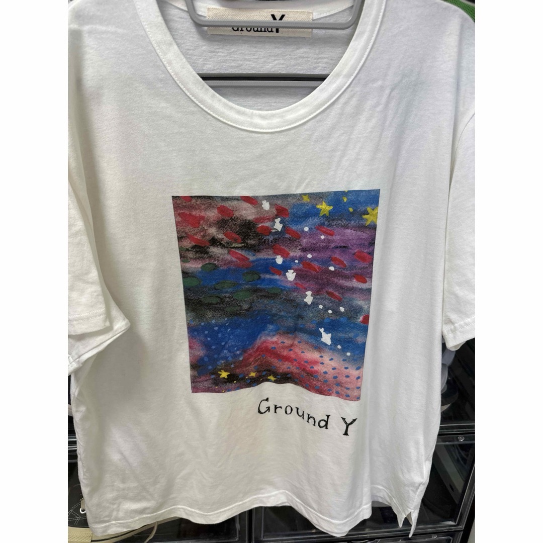 Ground Y(グラウンドワイ)のGround Y 深川麻衣 tシャツ 夢の中 サイズ2 メンズのトップス(Tシャツ/カットソー(半袖/袖なし))の商品写真