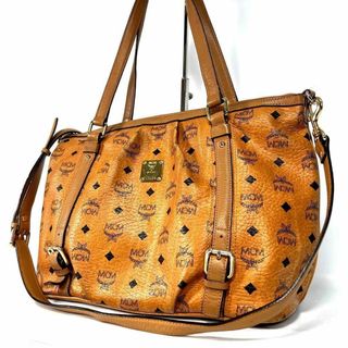 エムシーエム(MCM)のMCM エムシーエム　ショルダーバッグ　2way 総柄 A4収納可(ショルダーバッグ)