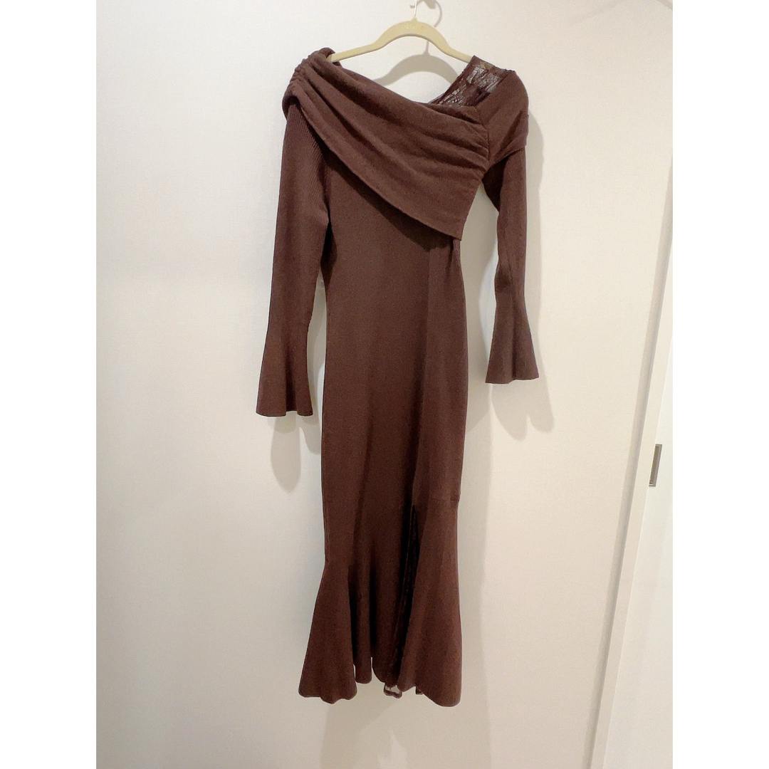 herlipto Peony Lace Knit Dress  レディースのワンピース(ロングワンピース/マキシワンピース)の商品写真