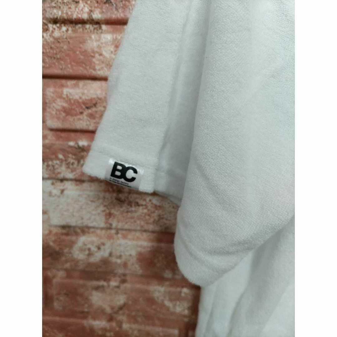 BASE CONTROL(ベースコントロール)のベースコントロール パイル地 ポケットボーダー 半袖Tシャツ 白 M メンズのトップス(Tシャツ/カットソー(半袖/袖なし))の商品写真