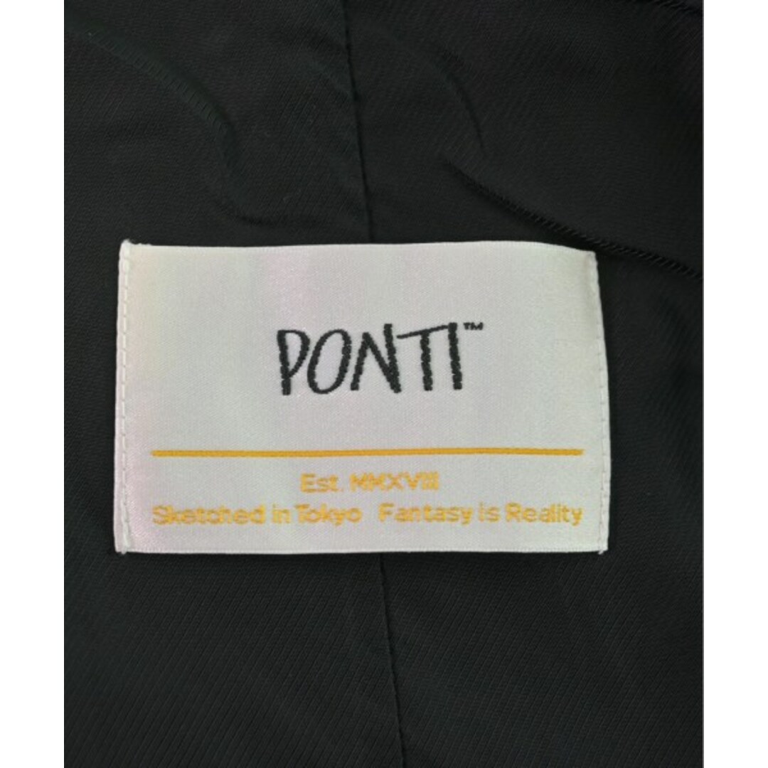 PONTI ポンティ ワンピース 1(S位) 黒 【古着】【中古】 レディースのワンピース(ひざ丈ワンピース)の商品写真