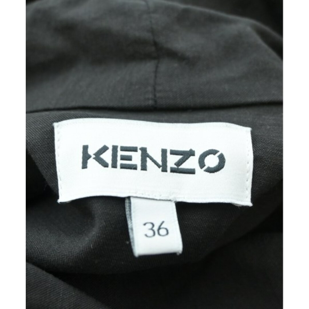 KENZO(ケンゾー)のKENZO ケンゾー ワンピース 36(XS位) 黒 【古着】【中古】 レディースのワンピース(ひざ丈ワンピース)の商品写真