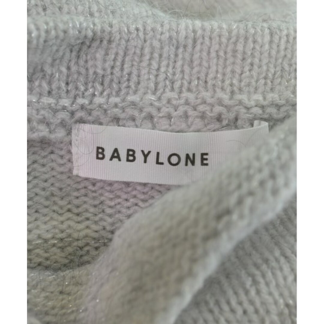BABYLONE(バビロン)のBABYLONE バビロン ニット・セーター 38(M位) グレー系 【古着】【中古】 レディースのトップス(ニット/セーター)の商品写真