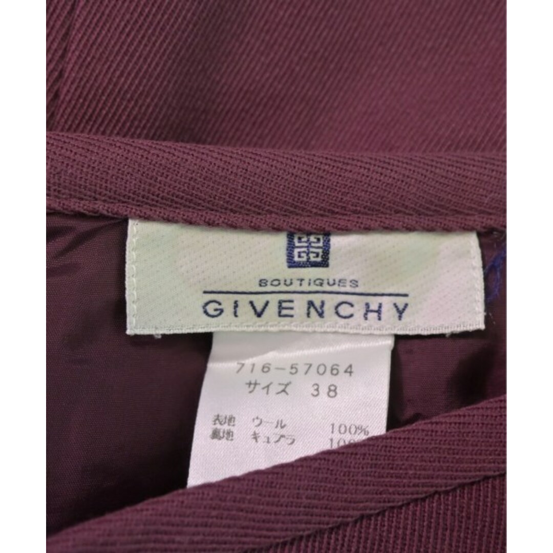 GIVENCHY(ジバンシィ)のGIVENCHY ジバンシー ひざ丈スカート 38(S位) 赤紫 【古着】【中古】 レディースのスカート(ひざ丈スカート)の商品写真