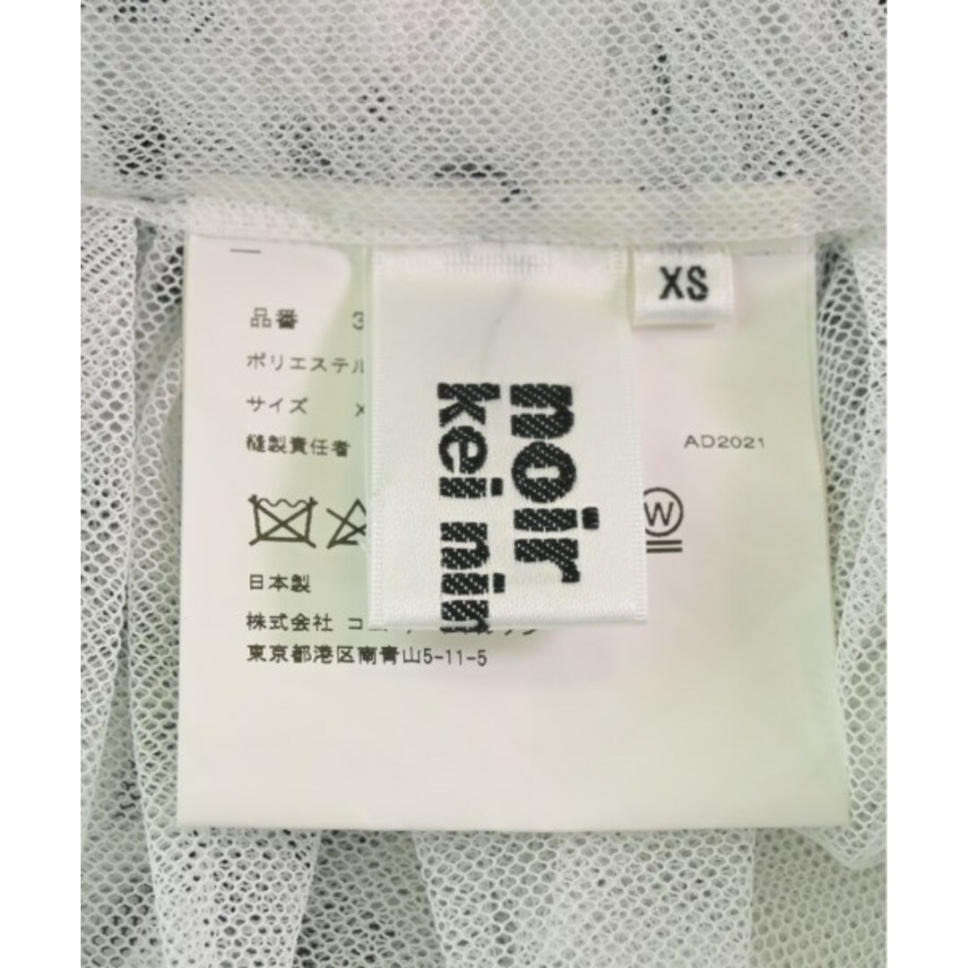 noir kei ninomiya - noir kei ninomiya ワンピース XS 白x黒(総柄 noir kei ninomiya - noir kei ninomiya ワンピース XS 白x黒(総柄
