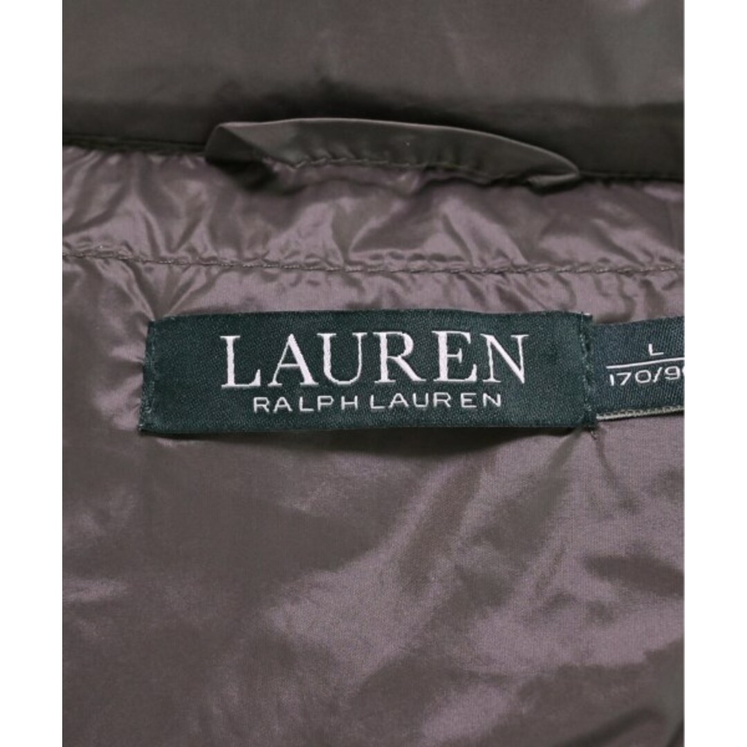 LAUREN Ralph Lauren ダウンコート L グレー 【古着】【中古】 レディースのジャケット/アウター(ダウンコート)の商品写真