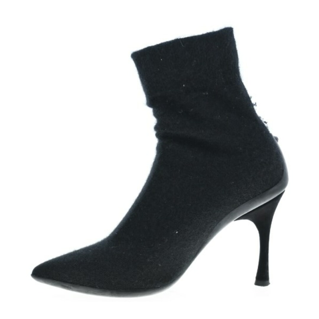 RENE CAOVILLA(レネカオヴィラ)のRene Caovilla ブーツ EU36(22.5cm位) 黒 【古着】【中古】 レディースの靴/シューズ(ブーツ)の商品写真